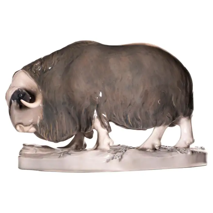 Musk ox statue